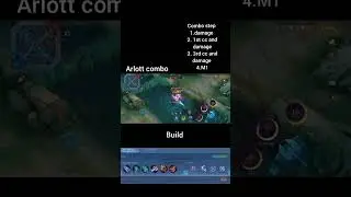 Arlott combo and one of the best build for Arlott #moblelegend