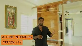 Vizag Interior Design|| Alpine Interiors 3bhk flat complete interior Vizag budget Interiors