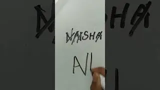 logo name naisha #logo #name #logoname #naisha #srinidhiarts