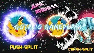 GOTA.IO Impossible Tricks and Skills !! Insane Pop-Split, One Piece Push-split , Canonsplit