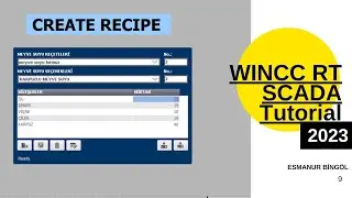 WINCC RT SCADA - Tutorial 9 - Create Recipe ( TiaPortal V17)