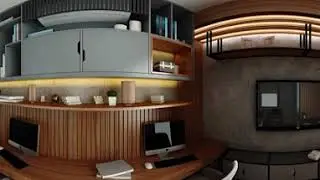 360&ordm; VR Home Office Tour Experience | HOME OFFICE DECOR & TOUR!!