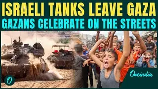 VIDEO: Moment Israeli Tanks Roll Out; Gaza Muslims Hurl Curses On IDF Soldiers and Cheer Withdrawal