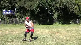 Side Shuffle Funnel To Chest Throw - Slow Motion | ROBBY ROWLAND