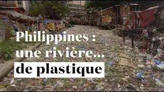 Pollution : une incroyable rivière de plastique aux Philippines