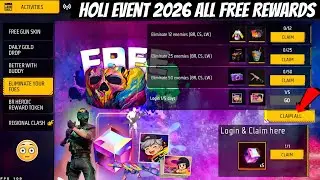 holi event free fire 2026 🤯🔥 | free fire Holi event | ff new event | new event free fire | holi