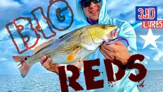 3JD Lures CATCHING REDFISH in a GRIZZLY 1648 JON BOAT in ARROYO CITY!