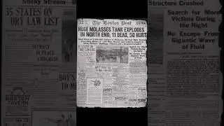The Great Molasses Flood & depression #mentalhealth #bipolarawareness #molassesflood #history