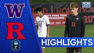 Rutgers vs Washington | NCAA College Soccer Highlights | 17 October 2025