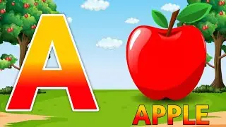 Phonics song with TWO Words - A For Apple - ABC Alphabet Songs with sound for children