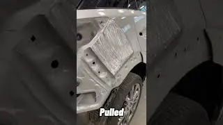 Mazda side damage. #panelbeater #panelbeating #autorepairshop #carbodyrepair #fabrication