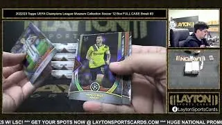 2022/23 Topps UEFA Champions League Museum Collection Soccer 12 Box FULL CASE Break #3