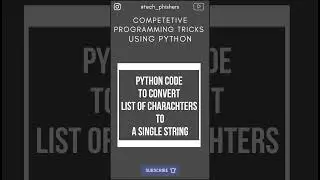 Python Competitive Programming Trick 14 