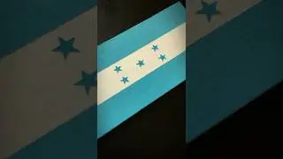 HONDURAS 🇭🇳 Flag Drawing #flagdrawing #honduras #posca