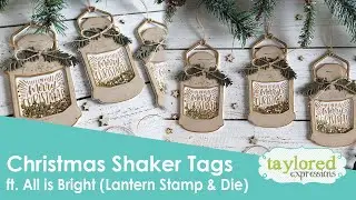 Christmas Shaker Lantern Tags