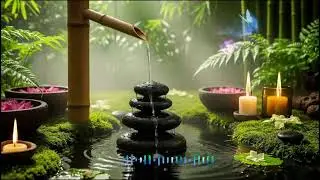 4K Slow Your Thoughts 🌙 Zen Stone Spa Music for Nervous System Calm & Sleep