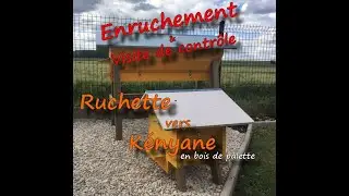 Enruchement  de notre K&eacute;nyane en bois de palette