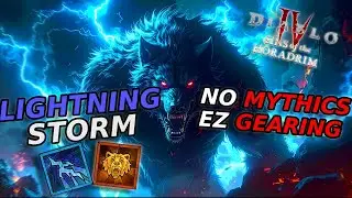 Diablo 4. Эта сборка &laquo;Молния&raquo; плавит T4. Никаких мифов. Никаких проблем. Яма 93+. Сезон 9.