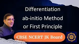 Differentiation by ab-initio method or First Principle|#differentiation #differentialcalculus