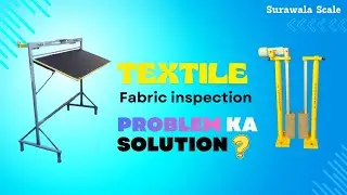 7 Feet Fabric Checking Table | Fabric Inspection Table for Textile Industry | Surawala Scale