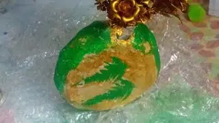 Diy flower vase# 🌼 🌸 &hearts;️🏺⚱️making with acrylic paints & wall putty#2026