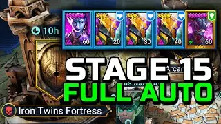 Iron Twins Fortress Stage 15 Helicath Team | Full Auto and All Affinities (Test Server)