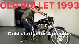 A DAY IN MY VILLAGE ft. Cold starting my old bullet 1993