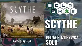 Scythe | pełna rozgrywka solo | Automa Factory | ogólne zasady gry | gameplay 104