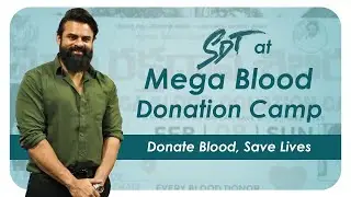 Sai Durgha Tej at Mega Blood Donation Camp Chiranjeevi Blood Bank Donate Blood | Wisemonkeysmedia