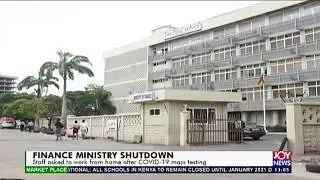 Finance Ministry Shutdown: Staff asked to work from home after COVID-19 mass testing (8-7-20)