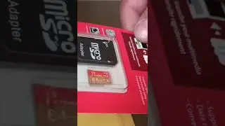 unboxing micro sd memory card