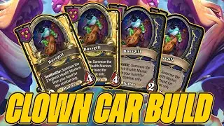 Our Trinket Gives Us The Endless Clown Car Build | Dogdog Hearthstone Battlegrounds