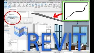 Moldura de muro personalizada en Revit 2020