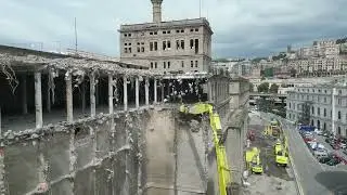 Hennebique, proseguono le attivit&agrave; di demolizione sul fronte nord