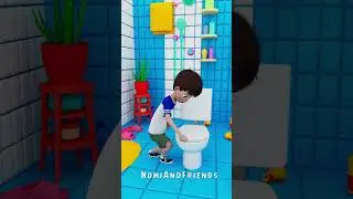 Skibidi At Night🏃&zwj;♂️🚽 #funny #shorts #animation
