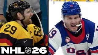 Обзор матча США против Германии - комментарии к серии буллитов в NHL 26, эпизод 10