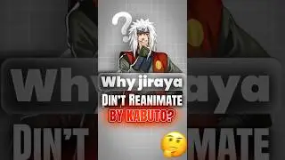 Why Jiraya didn't reanimate by kabuto? 🤔 | #animefacts #naruto #narutoshippuden #jiraiya #pain