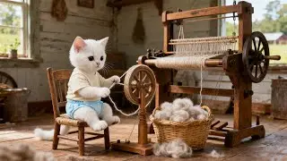 The kitten bravely takes responsibility when it does something wrong