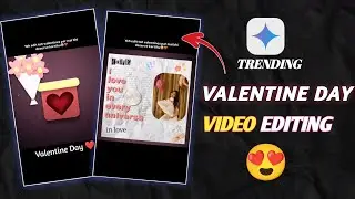 Valentine Day CapCut Video Editing Tutorial ❤️ | Romantic Love Story Edit Step by Step