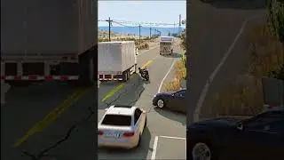 Realistic Highway Car Crashes #153