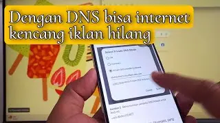 Mengaktifkan DNS Pribadi Jaringan Internet Ngebut Ping Kecil Dan Game Stabil Anti Lemot Hp Vivo Y100
