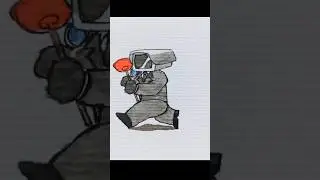 Drawing Cute Cameraman from Skibidi toilet 73 #skibiditoilet #drawing #cameraman