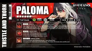 Paloma - Alchemy Stars - Character overview