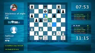 Analyse du jeu d'&eacute;checs&nbsp;: SailGod - blackness of night, 1-0 (par ChessFriends.com)