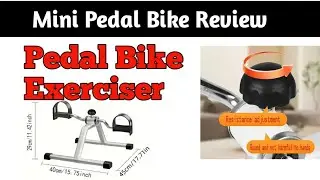 Mini Pedal Exerciser Review || Mini Pedestal bike ||Mini Pedal Exercise Cycle Review