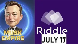 Riddle of the day July 17 Musk Empire [@cryptocurrentsglobal]