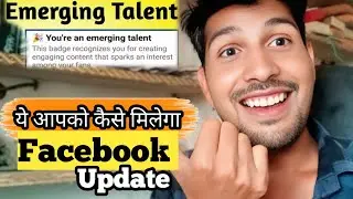 congrats you got an emerging talent badge || Facebook Update 2025