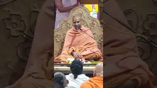 Today Marathi Sandesha by Sri Satyatma Tirtha Mahaswami @ Nira Narasimha temple, Nira Narasingpur 🙏🏻