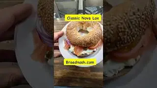 Classic nova lox bagel near me. Bagels near me.  Breakfast near me. #bagels #breakfast #novalox