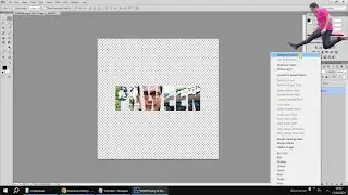 Making photo alphabet with Photoshop